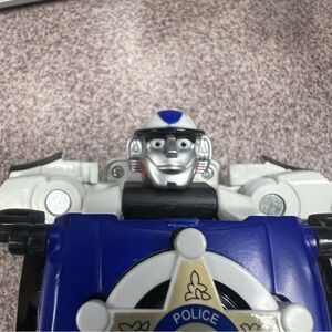 Tonka 1-2-3 Transformers Policeman Pete SUV Police Cruiser Go-Bot Incomplete